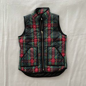 J Crew Factory Plaid Vest